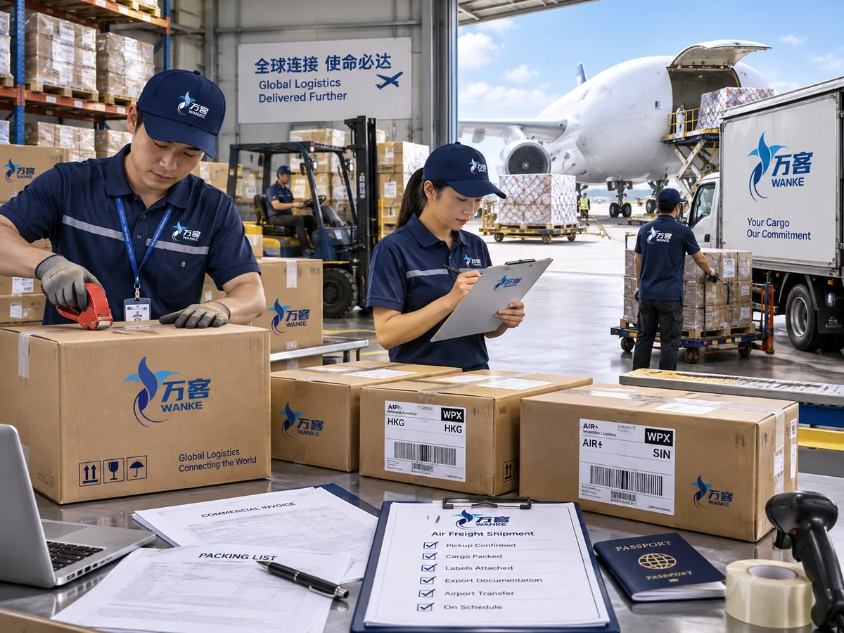 Air cargo pickup and airport handling from China